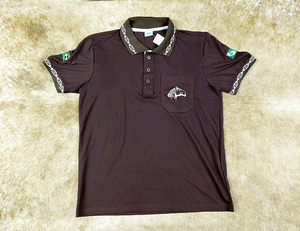 Polo Masculina Cavalo Crioulo