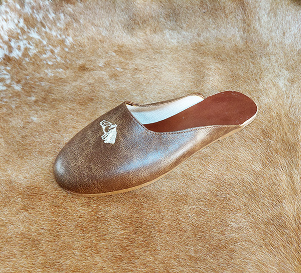 Chinelo Couro Graxo