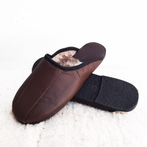 Chinelo Couro Forrado