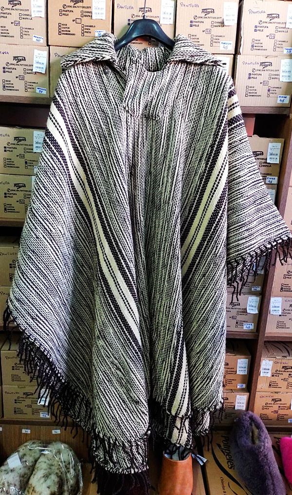 Poncho Artesanal Lã